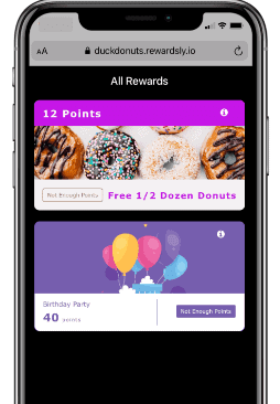 rewardsly loyalty program example 