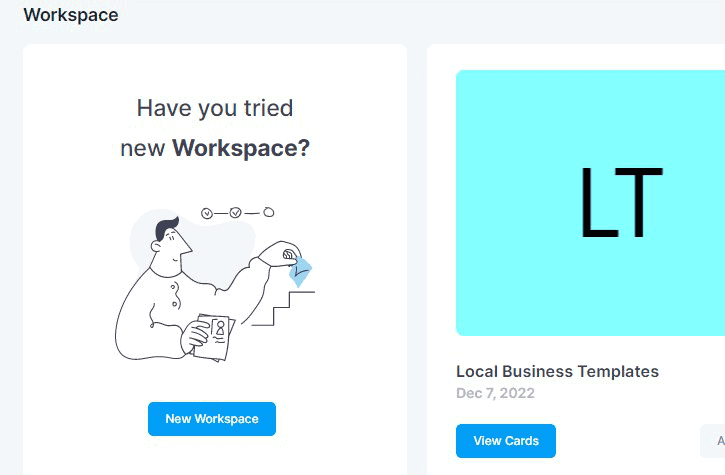 justap workspace feature