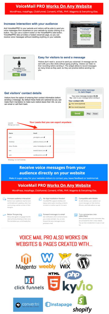 voicemail pro features