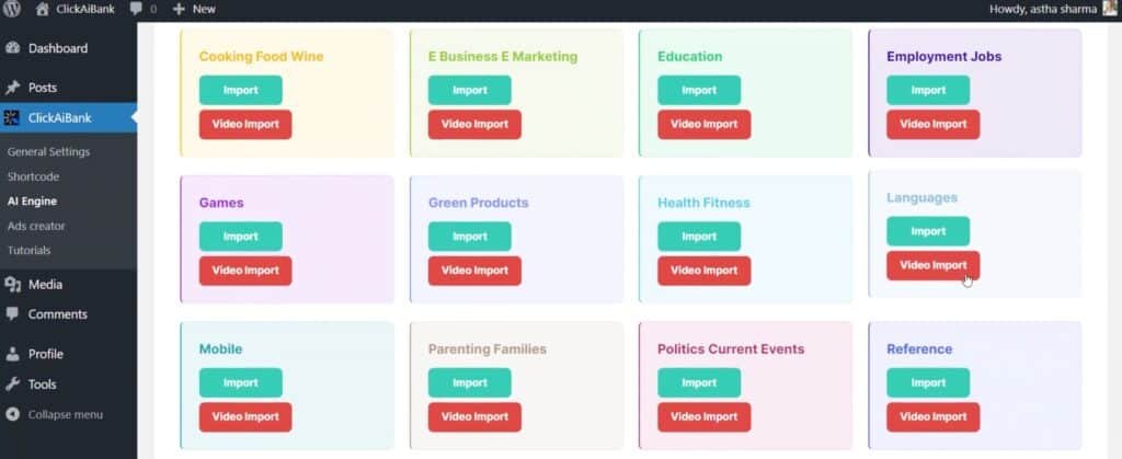ClickAIBank Review - Instantly Create ClickBank Affiliate Sites With DFY AI Content clickaibank members area