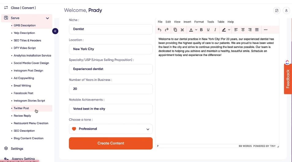 PitchPerfect AI Review - Effortlessly Find, Pitch, Close And Serve pitchperfect ai content creation