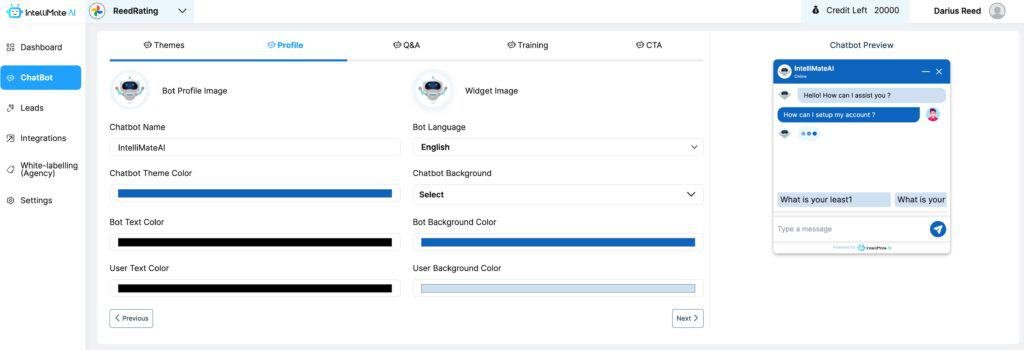 IntelliMate AI Review - Turn Any URL, Website or Doc File Into A Chatbot intellimate ai chatbot features