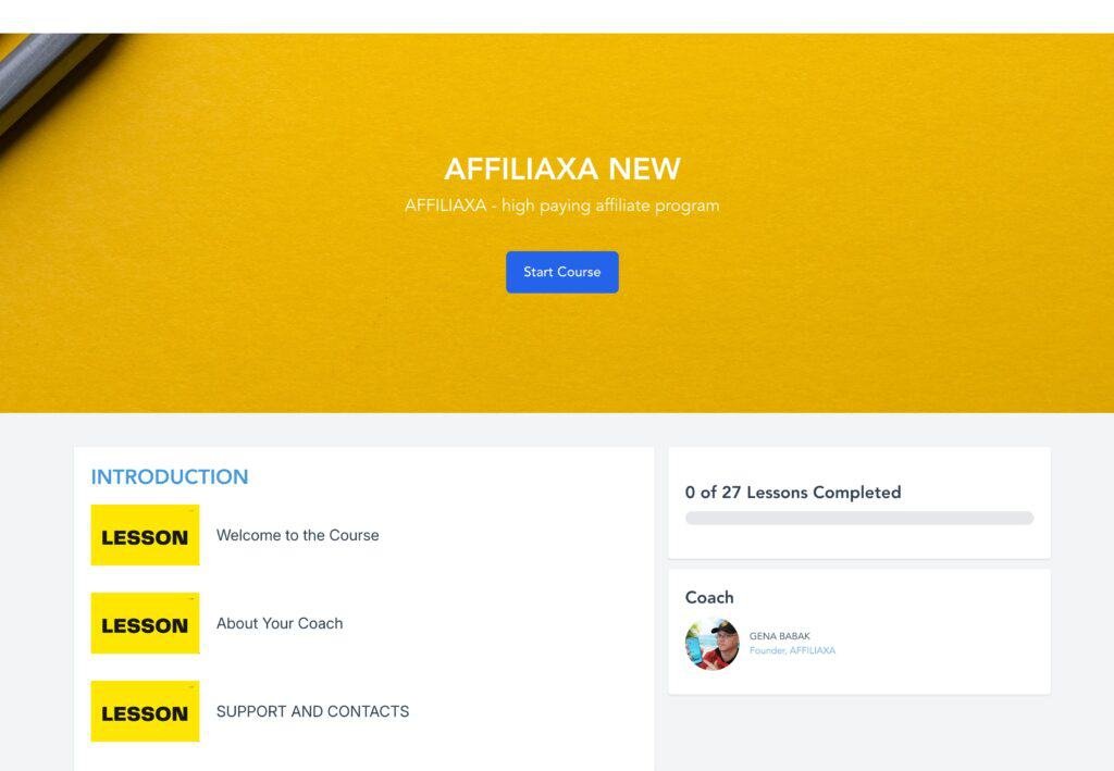 Affiliaxa Review - The #1 Side Hustle To Create Freedom Lifestyle affiliaxa members area