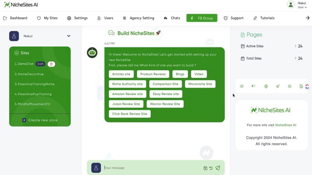 NicheSites AI Review - New AI Creates Profit-Pumping Websites In Seconds NicheSites AI website creation
