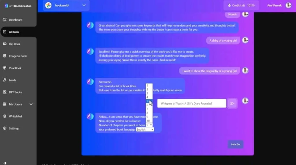 AiGPTBookCreator Review - Write Your Book In 60 Seconds In Any Language AiGPTBookCreator ebook creation