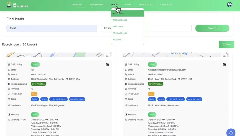 AIReputors Review - AI Finds, Claims, and Optimizes Local Business Profile Pages aireputors members area