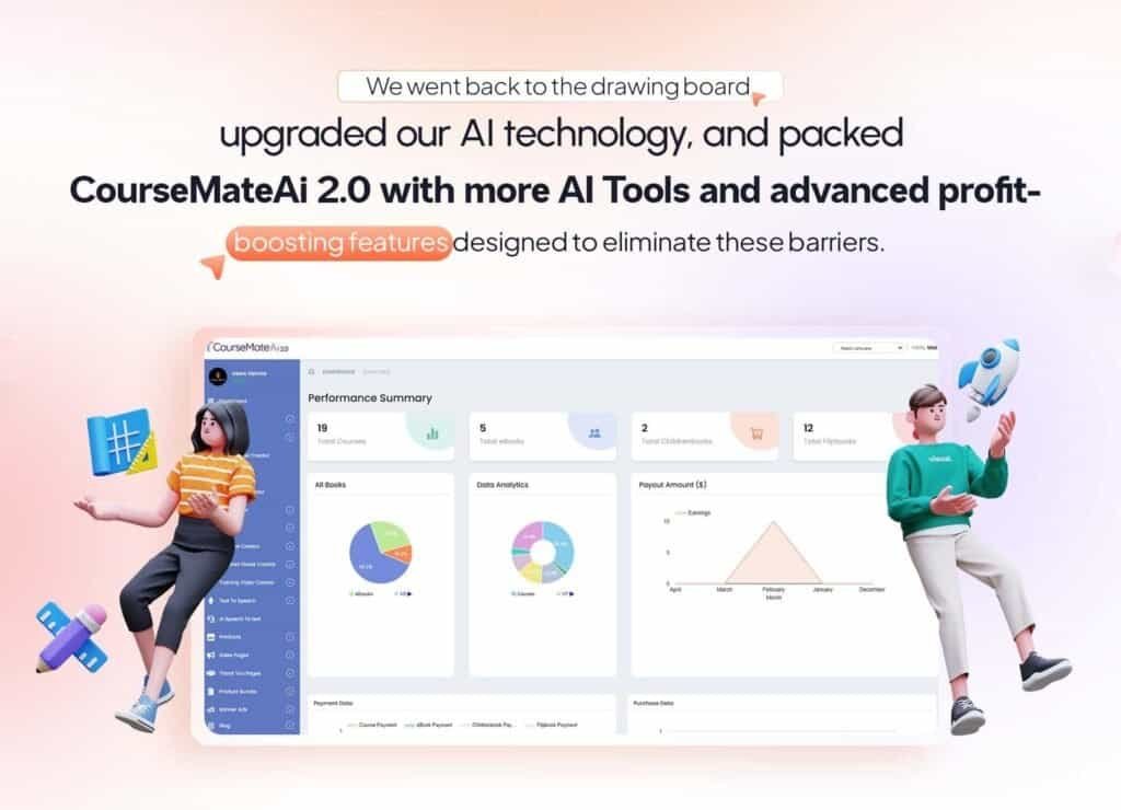 CourseMate AI 2.0 Review: The Easiest Way to Create & Sell Online Courses, eBooks, and Training Videos members area (1)