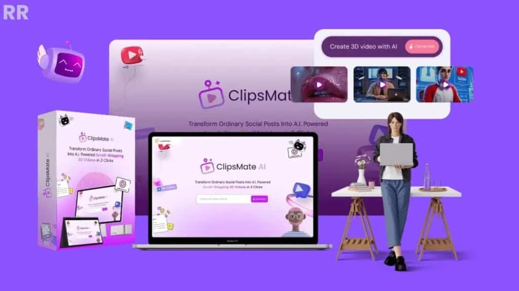 ClipsMate AI Review – Stop the Scroll & Start Getting Clicks With 3D Videos That Sell ClipsMate AI Review